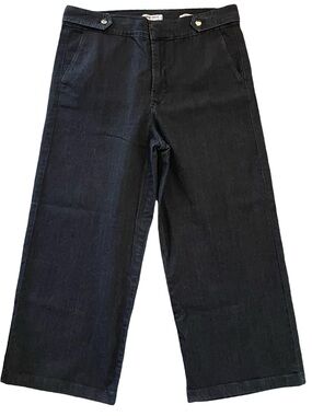 Nine West Wide Leg Black Jeans Women’s 14